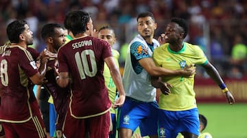 VIDEOS. Vinícius Júnior, villano en un Brasil que sufrió un particular “truco” de Venezuela para abrochar el empate