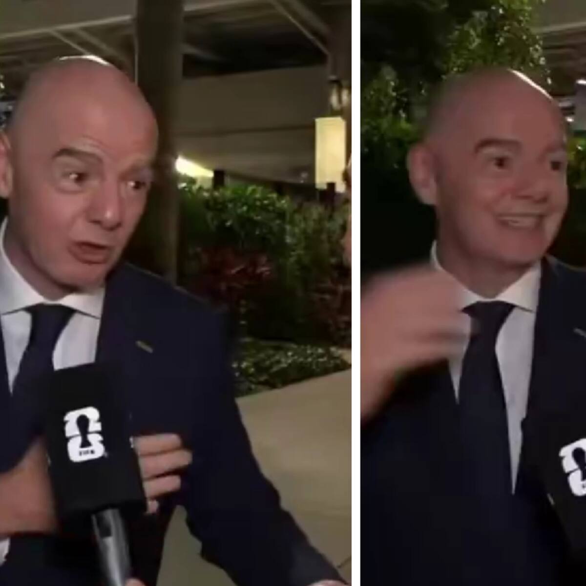 Infantino deja escapar que sufrió por Argentina y se corrige en plena entrevista: la escena ya es viral