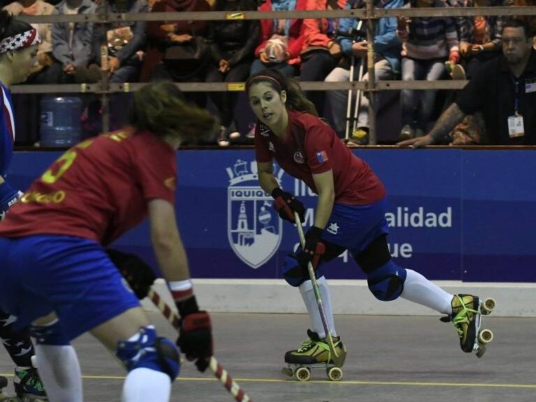 24 de Septiembre de 2016/ IQUIQUEPartido entre las selecciones de Chile y Estados Unidos, válido por la decimotercera versión del Mundial de Hockey Patín Iquique 2016 que organiza la Federación Internacional de Deportes sobre Patines
FOTO: CRISTIAN VIVERO BOORNES / AGENCIAUNO