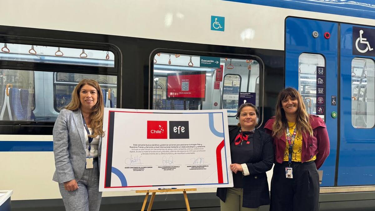 Tras acuerdo con EFE, Marca Chile crece en el transporte público: llegará a millones de pasajeros