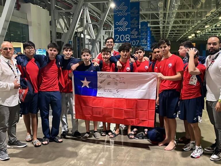 Selección chilena sub 15 de waterpolo clasifica al Mundial de la categoría