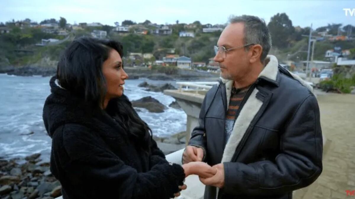 Pamela Díaz y Luis Jara en Mochileros