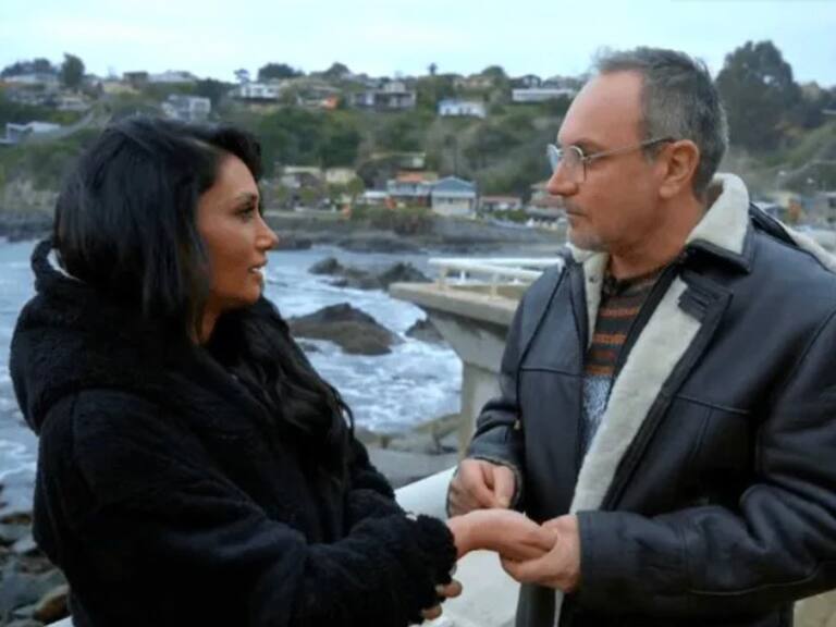 Pamela Díaz y Luis Jara en Mochileros