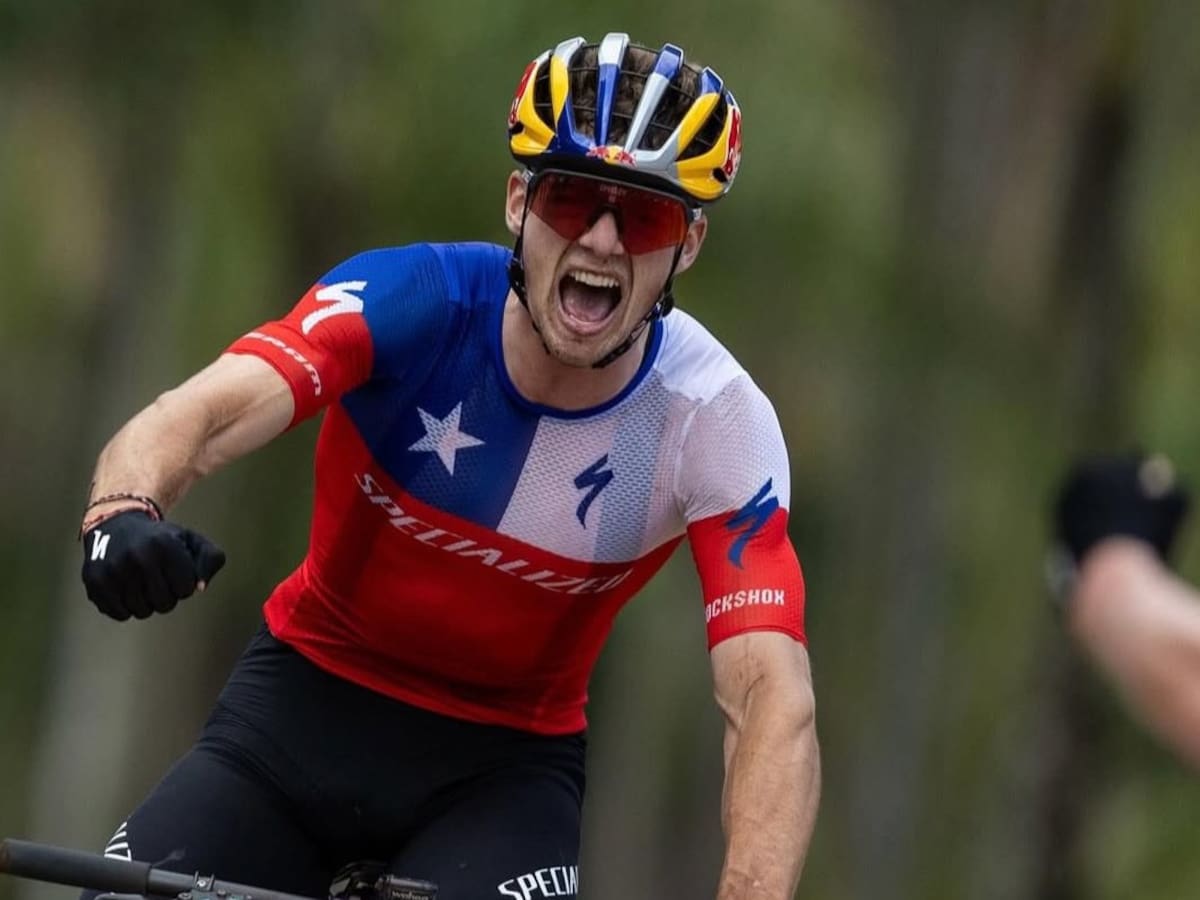 Martín Vidaurre estuvo a nada del oro, pero brilló en la segunda fecha del Circuito Mundial de MTB