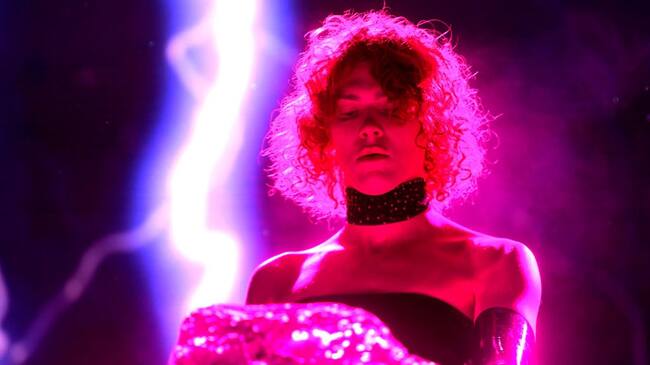 INDIO, CALIFORNIA - APRIL 19: SOPHIE performs at Mojave Tent during the 2019 Coachella Valley Music And Arts Festival on April 19, 2019 in Indio, California. (Photo by Frazer Harrison/Getty Images for Coachella)