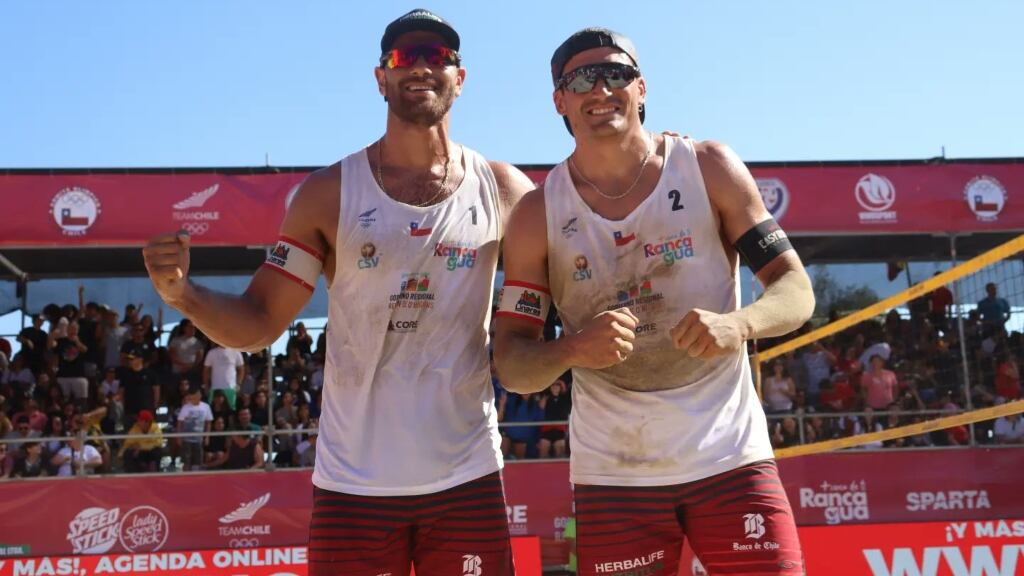 Los Primos Grimalt ganan la primera etapa del Circuito Sudamericano de Voleibol Playa en Rancagua