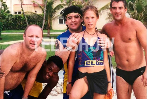 Maradona con Mavys | Foto de Infobae
