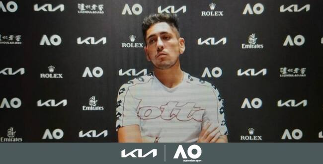 Alejandro Tabilo analizó su eliminación del Abierto de Australia: "No hice mucho en los dos primeros sets y dejé que Alcaraz me atacara"