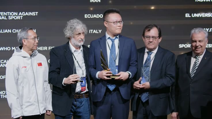 Danilo Díaz es premiado en la edición 2026 de los AIPS Sport Media Awards