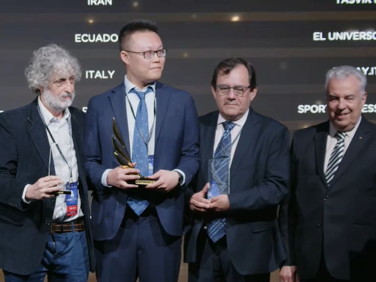 Danilo Díaz es premiado en la edición 2026 de los AIPS Sport Media Awards