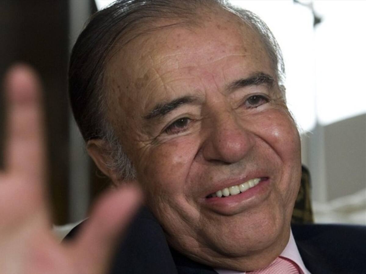 Carlos Menem impactó en redes sociales por su aspecto físico