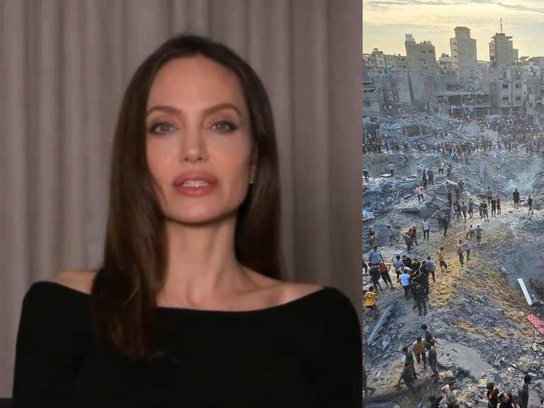 «Los líderes mundiales son cómplices de estos crímenes»: Angelina Jolie denuncia que Gaza se está transformando en una «fosa común»