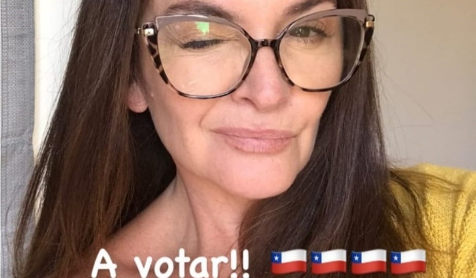 Chilenos famosos votando | Catalina Guerra