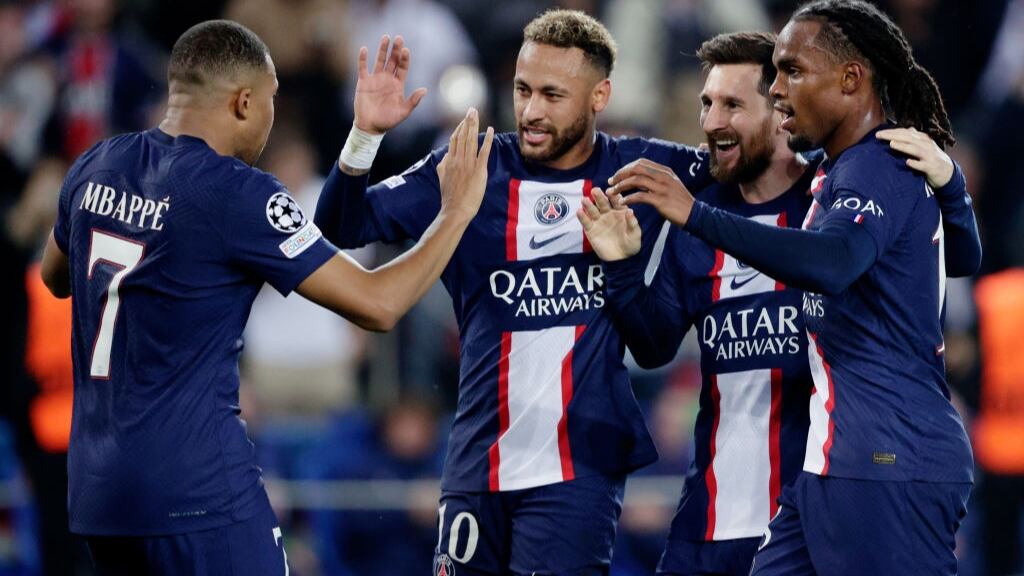 Messi, Neymar y Mbappé deslumbran en goleada del PSG al Maccabi Haifa por la Champions League