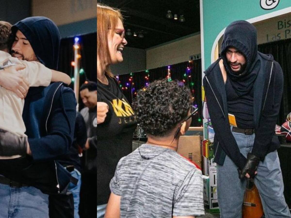 Entregó miles de regalos: Bad Bunny le celebra la Navidad a niños de Puerto Rico