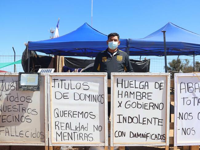 09 DE MARZO DE 2025 / VIÑA DEL MAR
Damnificados del Megaincendio cumplen 3 días de huelga de hambre, en la población Manuel Bustos.
FOTO: SEBASTIÁN RÍOS MORALES /AGENCIAUNO