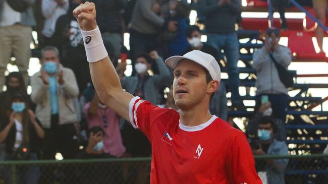 Nicolás Jarry se impuso a Corentin Moutet para entrar entre los 8 mejores del Challenger de Aix-en-Provence