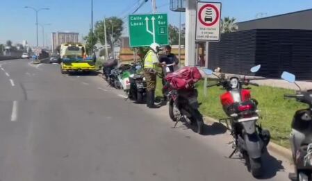 Carabineros retira casi mil motocicletas de circulación