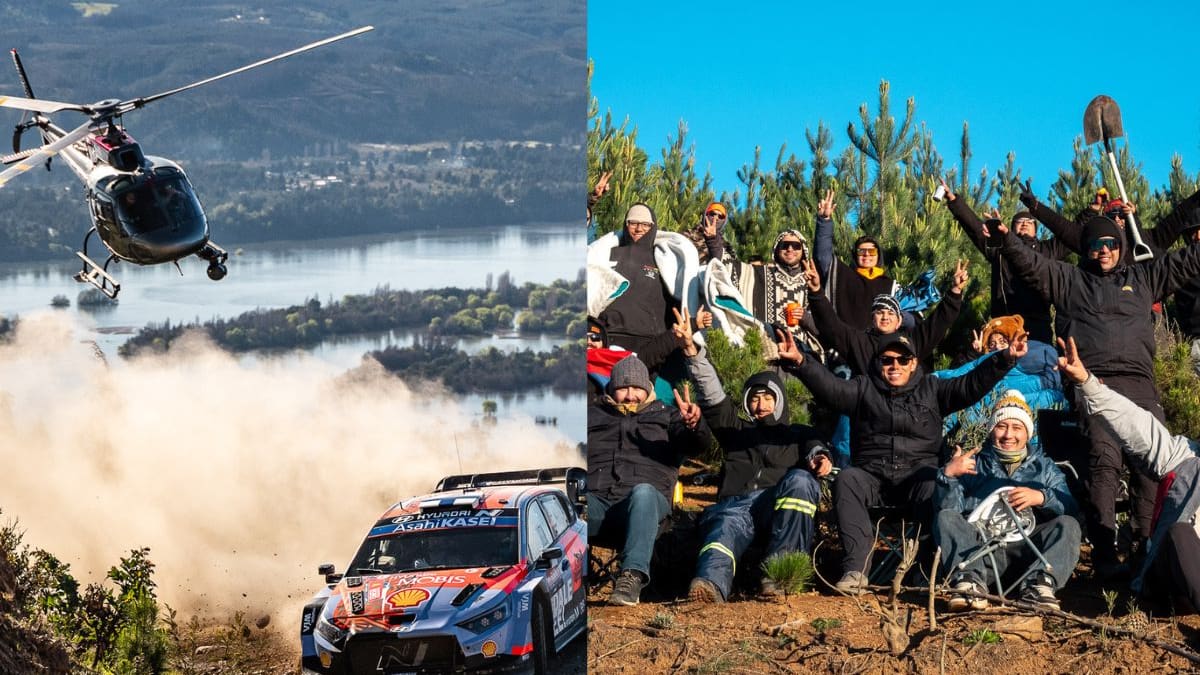 Lleno total, un fuerte golpe y locura chilena: el lado b del segundo día del WRC Rally Chile 2026