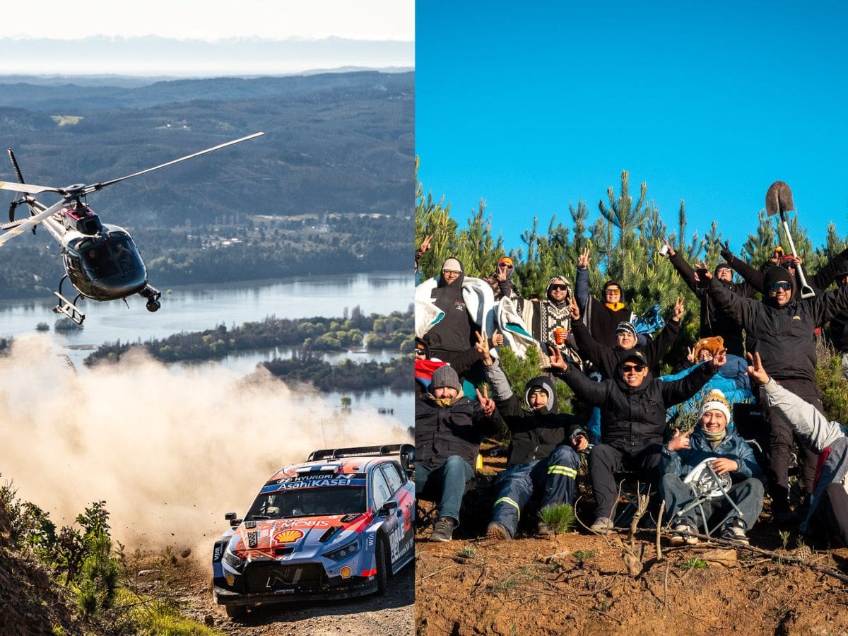 Lleno total, un fuerte golpe y locura chilena: el lado b del segundo día del WRC Rally Chile 2026