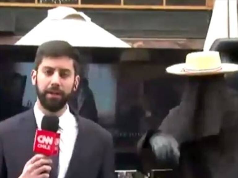 «La muerte» se robó despacho televisivo en vivo