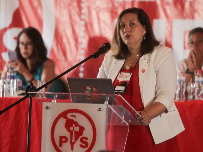 Agencia Uno | La presidenta del PS, Paulina Vodanovic