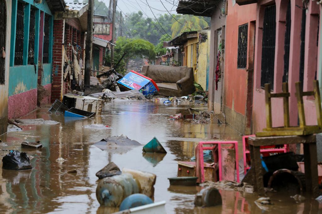 La catástrofe que generó el Huracán Iota en el municipio de La Lima en Honduras
