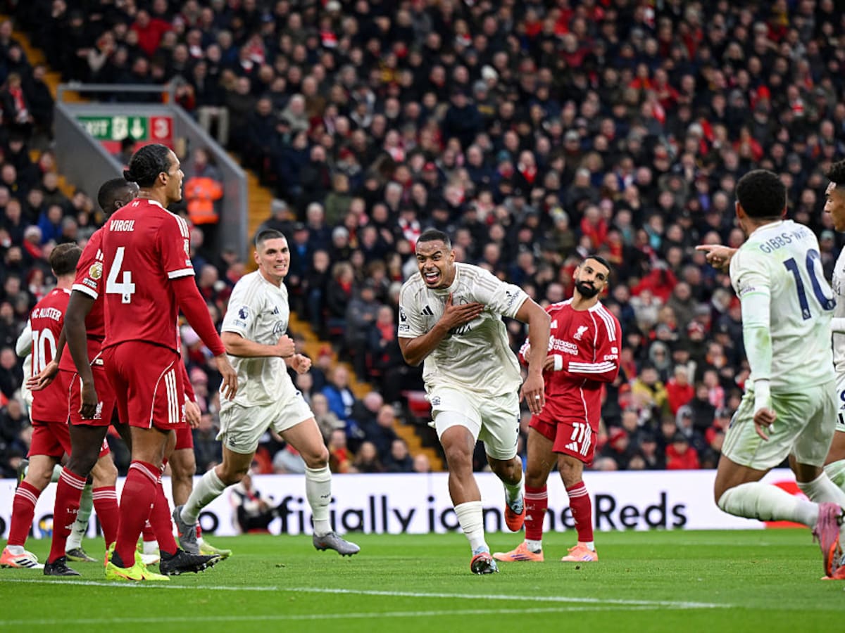 ¡Sorpresa en Anfield! Nottingham Forest golea al Liverpool y hunde al campeón vigente de la Premier League