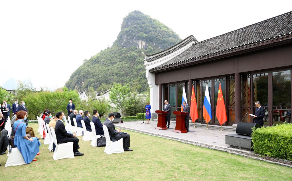 Cita de los ministros de relaciones exteriores de China y Rusia en Guilin