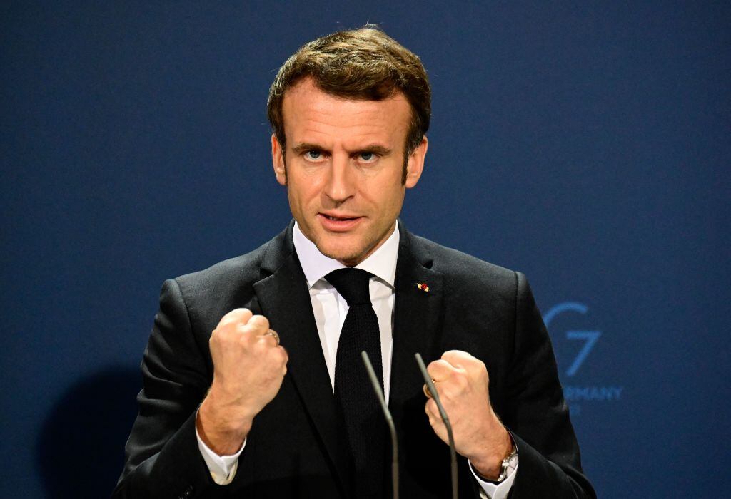 El presidente francés Emmanuel Macron