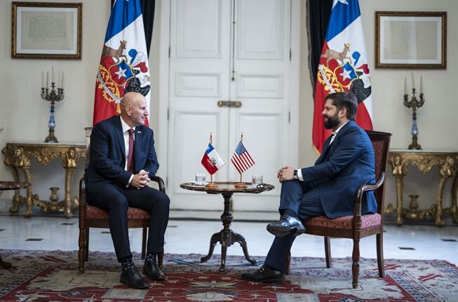 Presidente Boric recibe cartas credenciales de embajadores