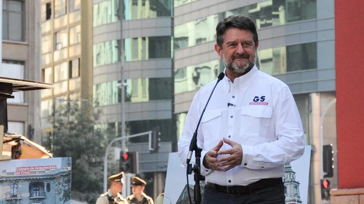 El gobernador de la región Metropolitana, Claudio Orrego