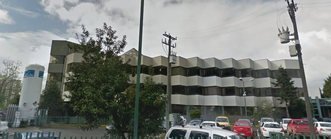 El frontis de la Clínica Alemana de Temuco