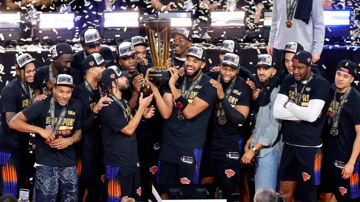 Los Knicks logran una remontada épica ante los Spurs y se consagran campeones de la Copa NBA 2025