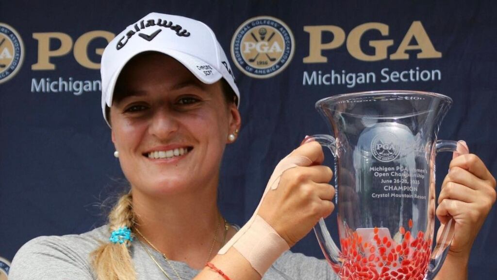 Valentina Haupt gana el PGA Michigan Women’s Open y logra el primer título de su carrera profesional