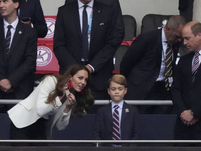 Príncipe Guillermo, Catalina y su hijo George | Getty Images