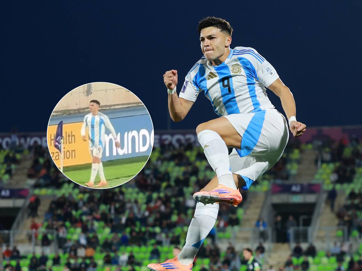 “Estaban silbando mucho”: el polémico gesto del goleador de Argentina al público chileno en el Mundial Sub 20