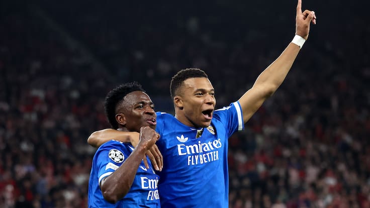 Con póker y récord de Mbappé: Real Madrid remonta y vence a Olympiacos en la Champions League