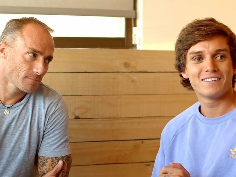 Sebastián Keitel y "Tatán"