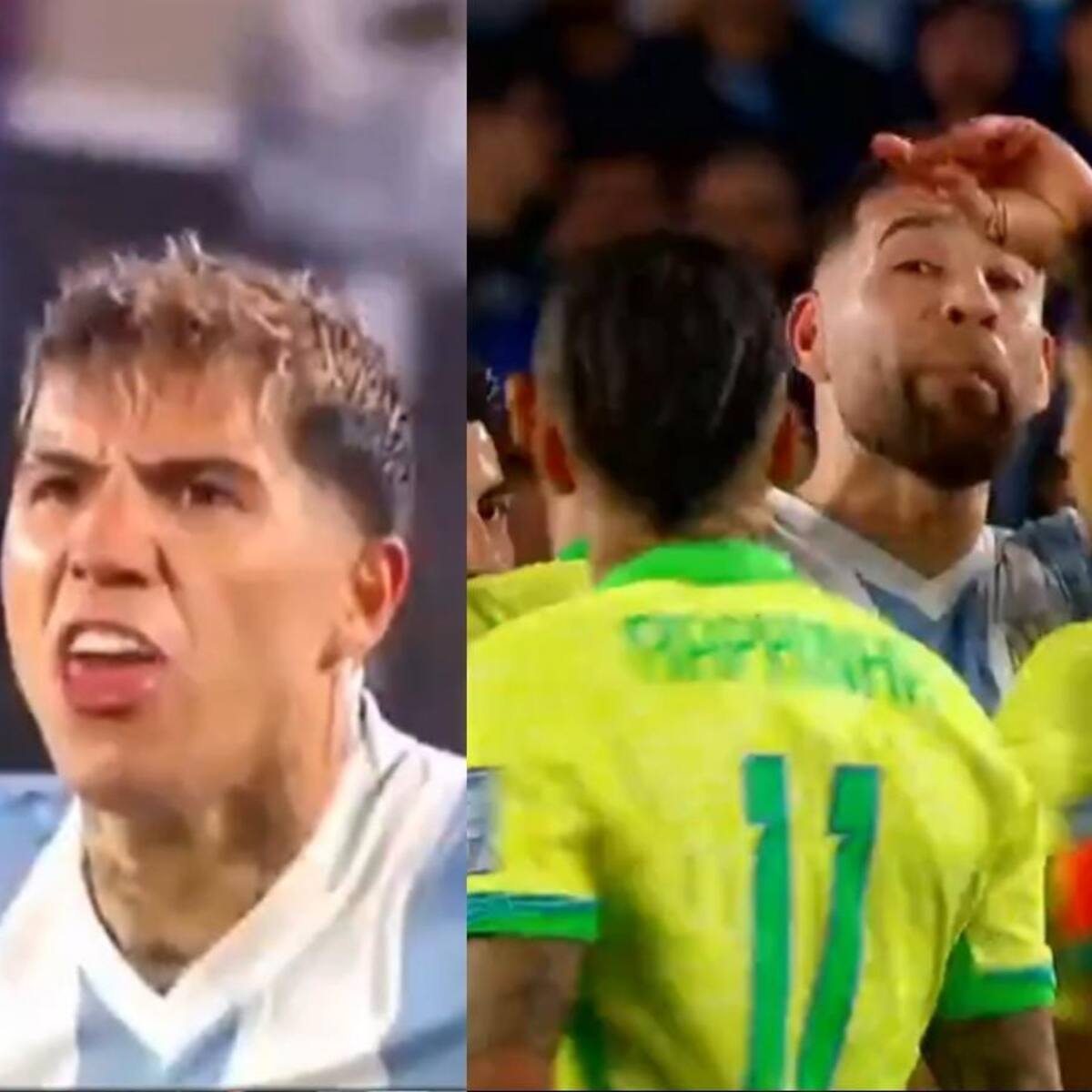 “Tontito”, “habla menos” y “eres muy malo”: los tensos cruces que dejó la goleada de Argentina sobre Brasil