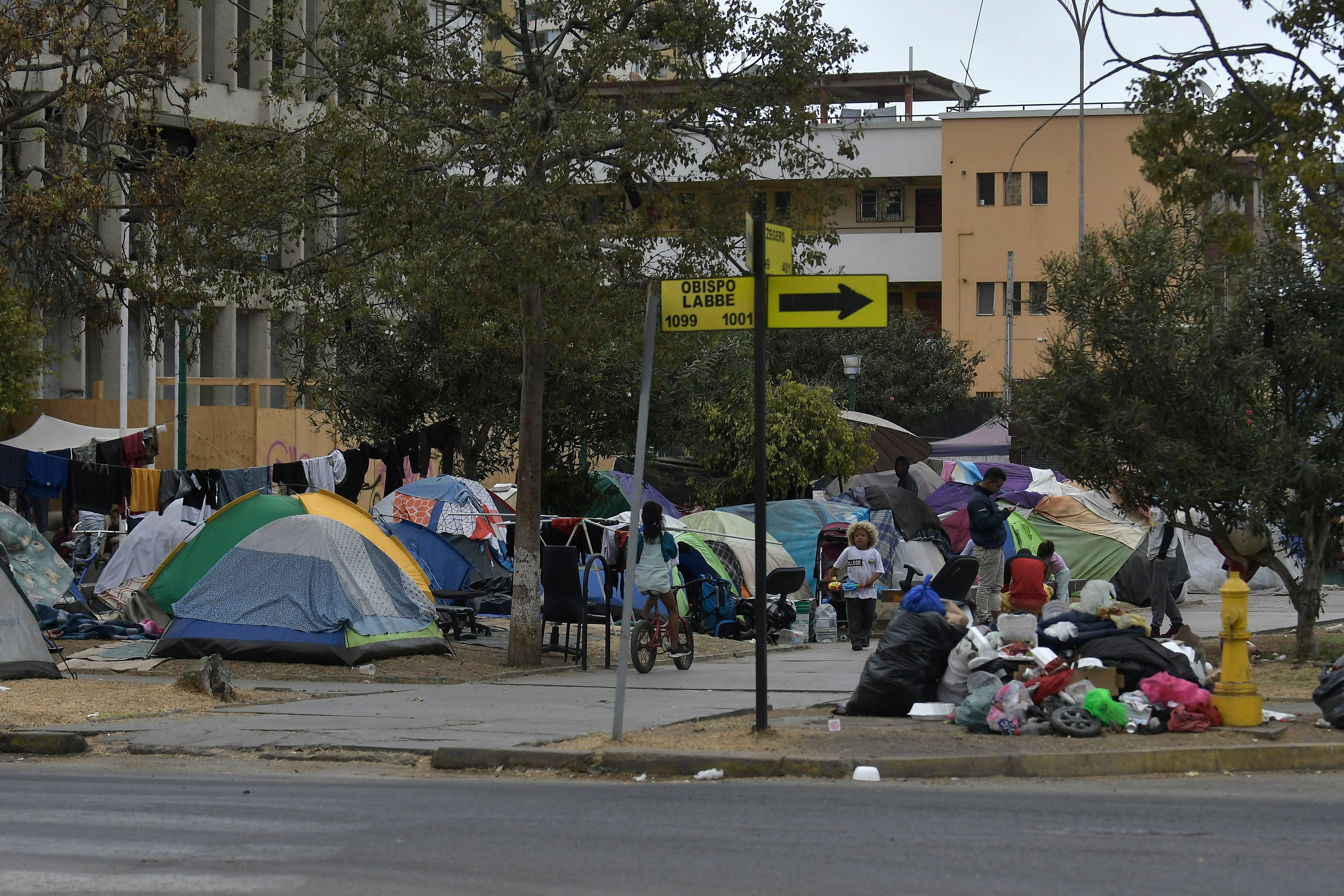 Aumento de campamentos en Chile.