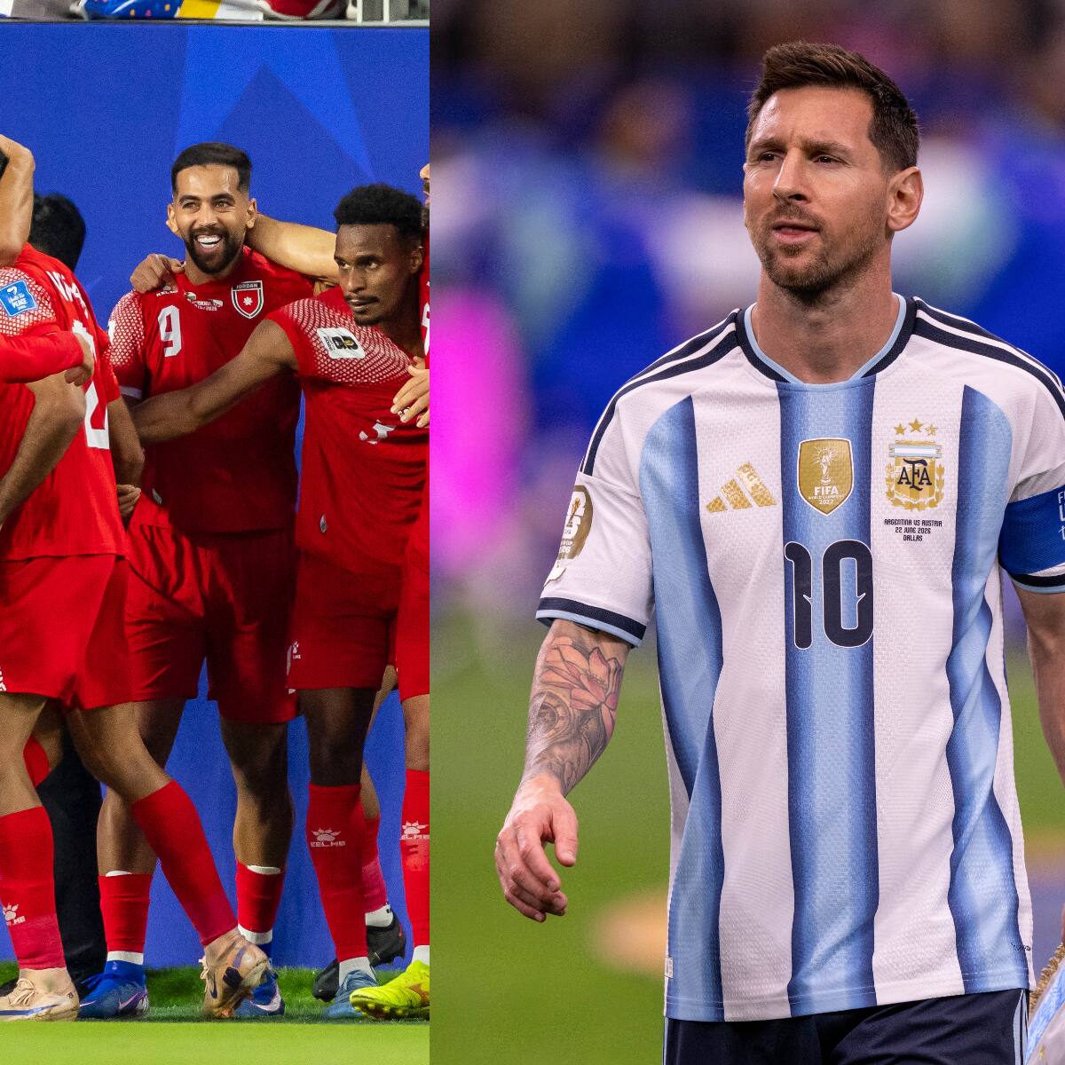 Futbolista de Jordania y su confesión sobre Messi antes de enfrentarlo en el Mundial: dará que hablar