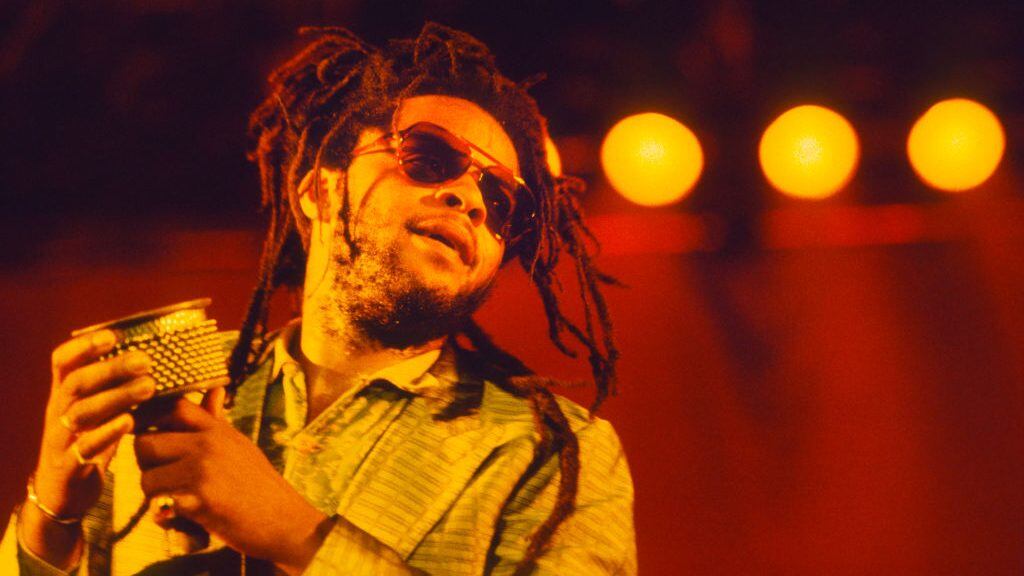 UB40, Ali Campbell, Astro (AKA Terence Wilson), Ahoy Sportpaleis, Rotterdam, Holland, 13 July 1988. (Photo by Gie Knaeps/Getty Images)