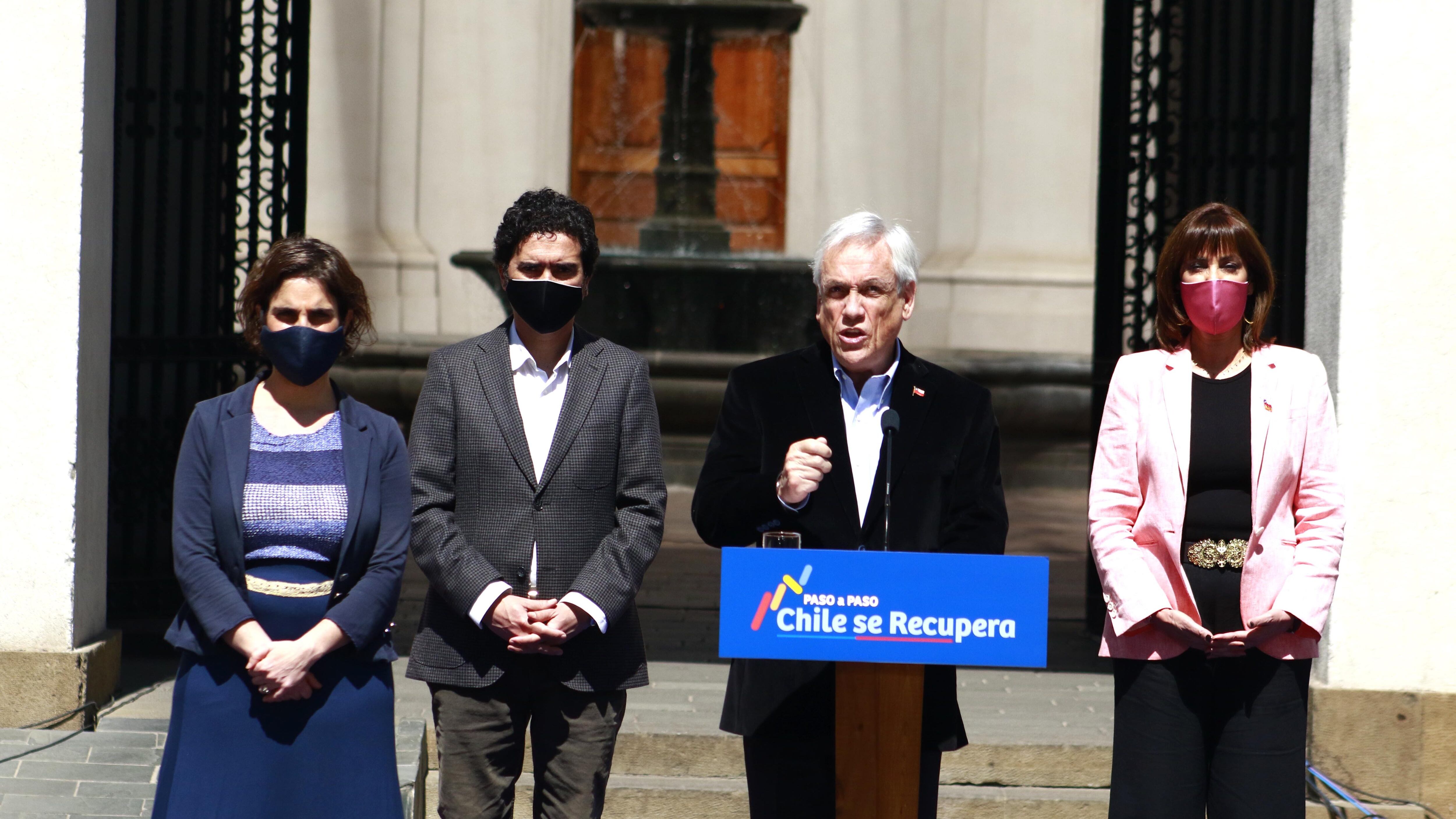 Presidente Piñera presentó el plan de recuperación de empleos