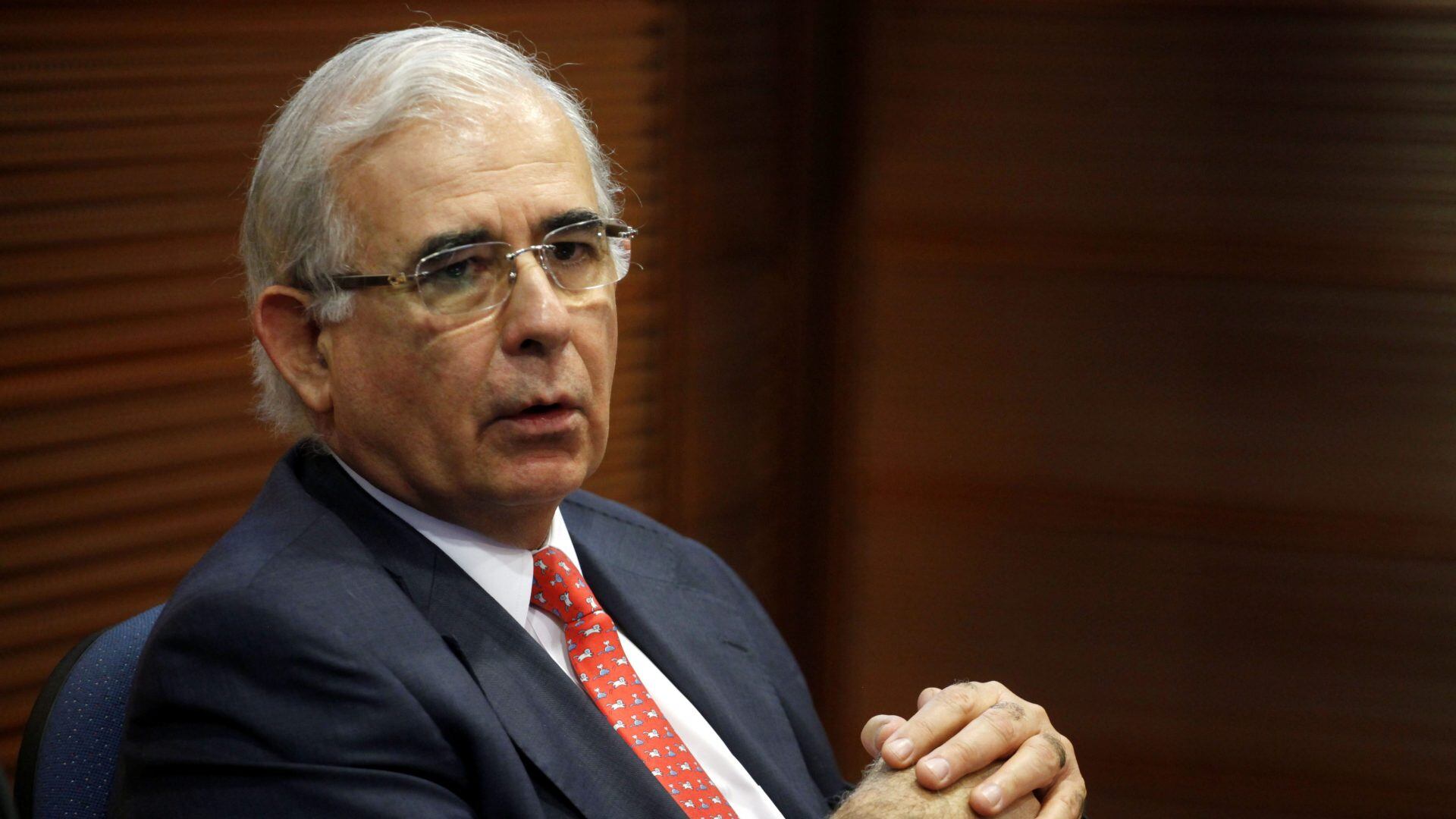 23 de Mayo de 2012/SANTIAGO Esta tarde en la Casa Matriz de Codelco,  su presidente ejecutivo, Diego Hernández, y Thomas Keller, Vicepresidente de Administración y Finanzas, presentaron en una conferencia de prensa los resultados de Codelco correspondientes al primer trimestre del año 2012, que muestran el logro de US$1445 Millones en excedentes.
FOTO: SEBASTIAN RODRIGUEZ/AGENCIAUNO