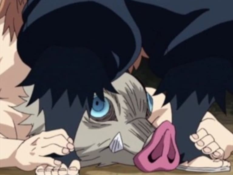 ¡El más fanático!: Joven chileno se tatuó a Inosuke de Kimetsu no Yaiba fusionado con Peppa Pig