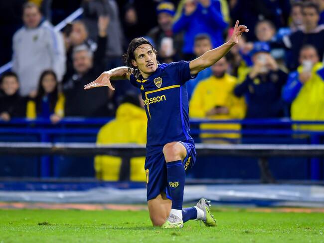 Edinson Cavani marcó el único tanto del partido ante Godoy Cruz | Getty Images