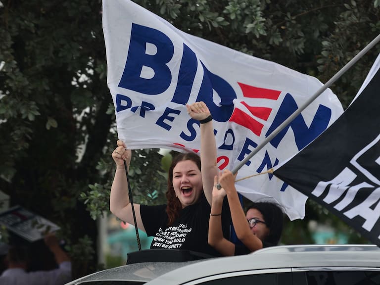 «Imagine» de John Lennon se cantó a todo pulmón en Nueva York tras el triunfo de Biden