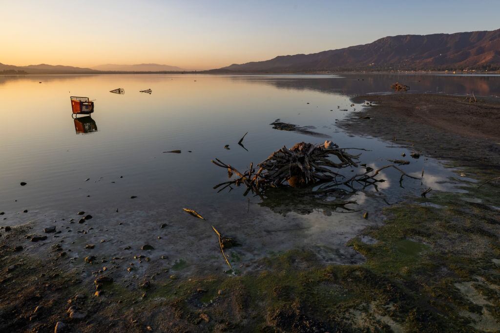 La baja del lago Elsinore en el estado de California en Estados Unidos