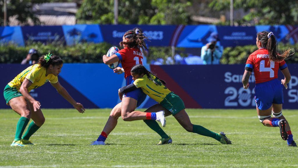 rugby 7 femenino - chile - juegos panamericanos santiago 2023 - partido - resultado